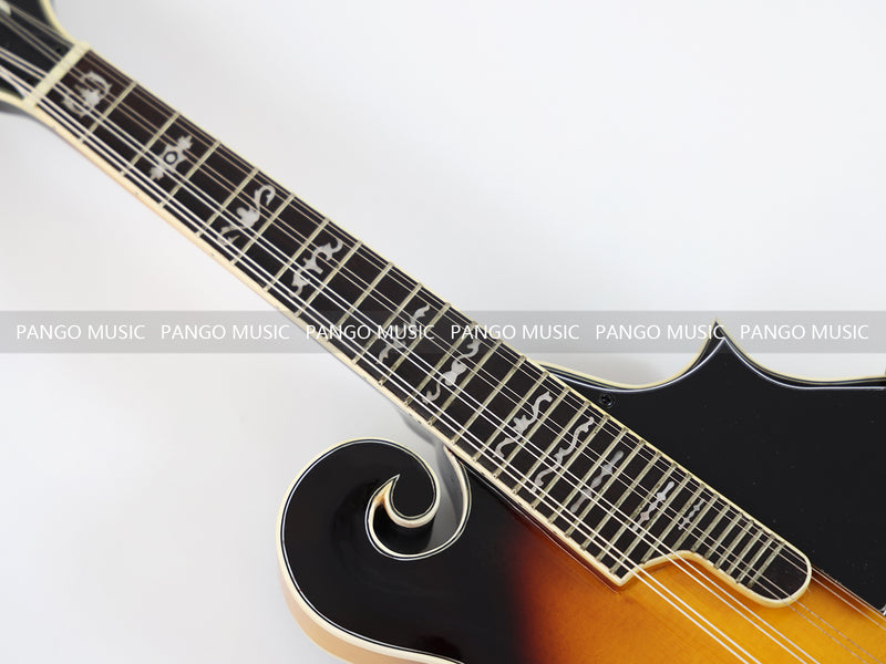 PANGO MUSIC Solid Spruce Top Sunburst F-Style Mandolin (PMB-611)