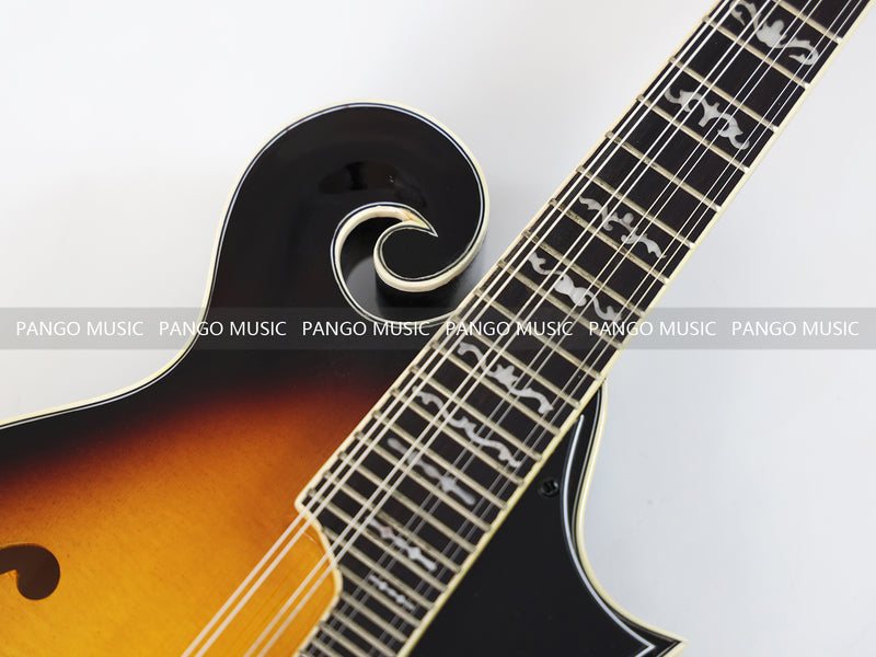 PANGO MUSIC Solid Spruce Top Sunburst F-Style Mandolin (PMB-611)