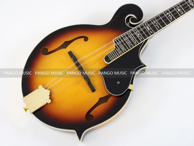 PANGO MUSIC Solid Spruce Top Sunburst F-Style Mandolin (PMB-611)