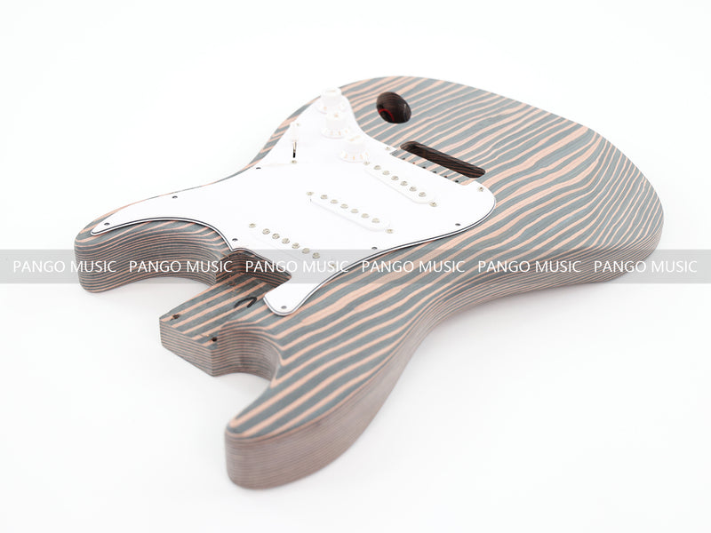 All Zebrawood ST-Style DIY Electric Guitar Kit (PST-527)