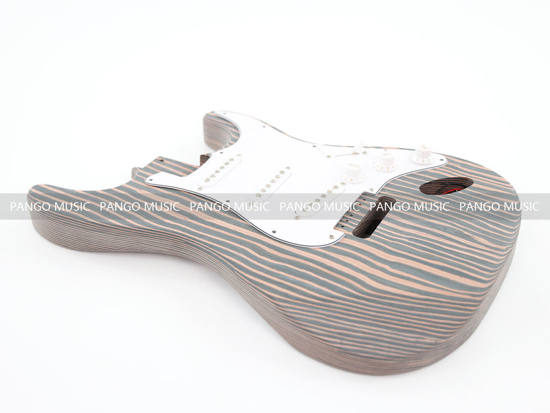 All Zebrawood ST-Style DIY Electric Guitar Kit (PST-527)