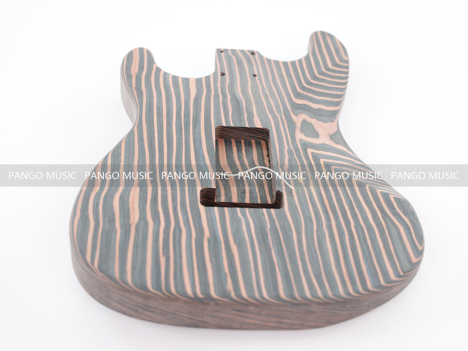 Solid Zebrawood Style DIY Electric Guitar Kit (PST-527F, Flash Sale, Fast & Free Shipping, No Taxes)