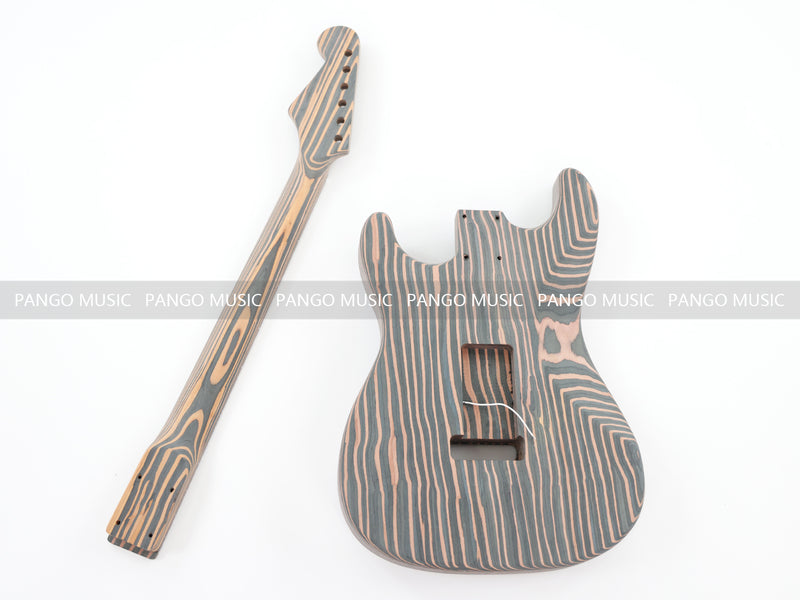 All Zebrawood ST-Style DIY Electric Guitar Kit (PST-527)
