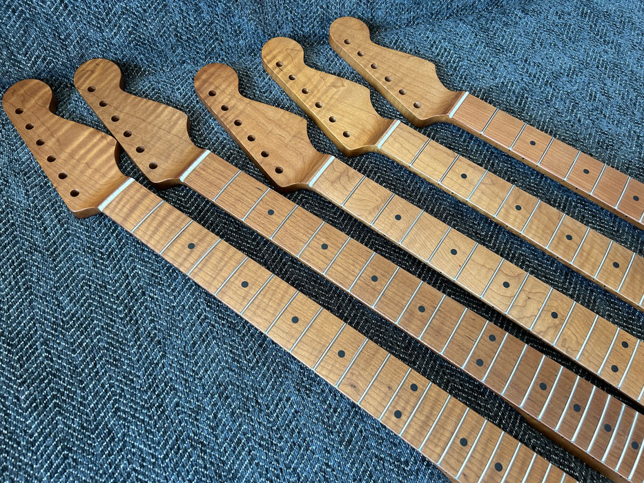 Standard 60S Roasted Flamed Maple ST Style Electric Guitar Neck (2028)