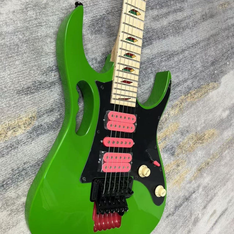 Steve Vai Inspired JEM Style Monkey Grip Electric Guitar (LRG-033, No Logo)