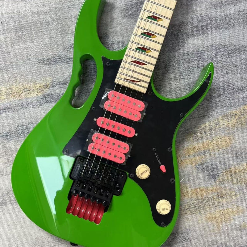 Steve Vai Inspired JEM Style Monkey Grip Electric Guitar (LRG-033, No Logo)