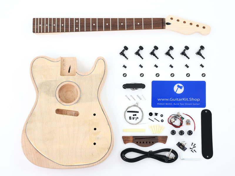 Pre-Sale TL Style DIY Electric Guitar Kit with Maple Top (PTL-051)