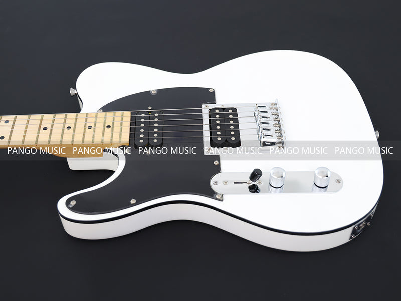 TL Style Left Hand All White Electric Guitar (PRH-025, Limited Edition)
