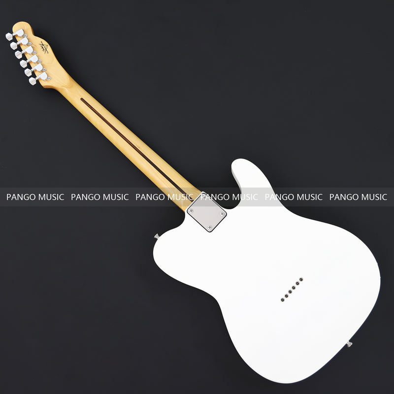 TL Style Left Hand All White Electric Guitar (PRH-025, Limited Edition)