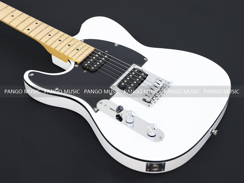 TL Style Left Hand All White Electric Guitar (PRH-025, Limited Edition)
