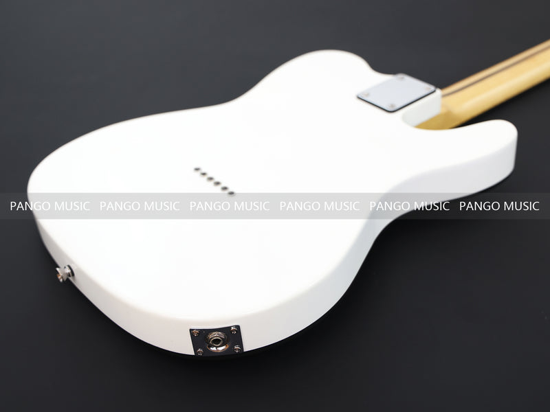 TL Style Left Hand All White Electric Guitar (PRH-025, Limited Edition)