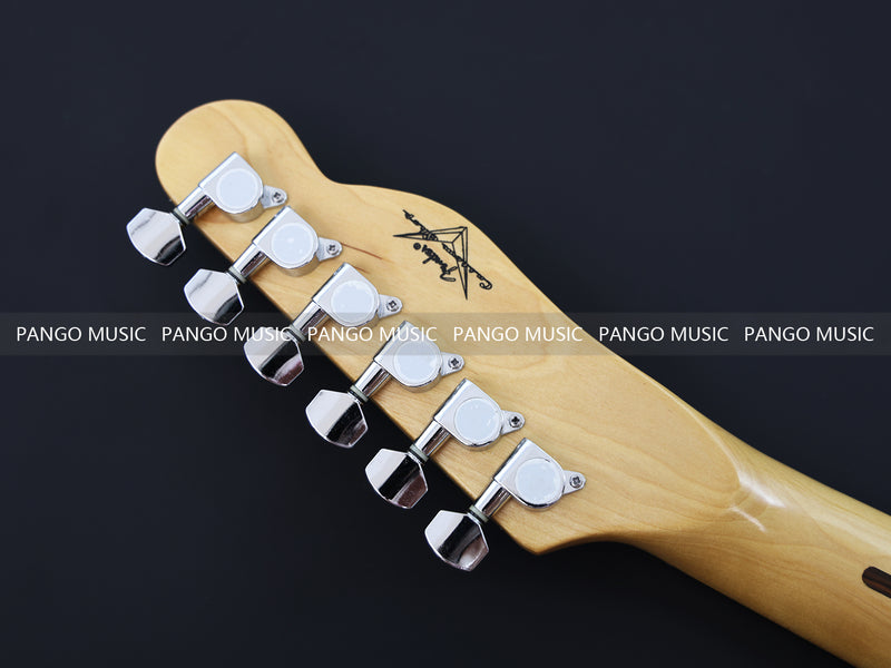 TL Style Left Hand All White Electric Guitar (PRH-025, Limited Edition)