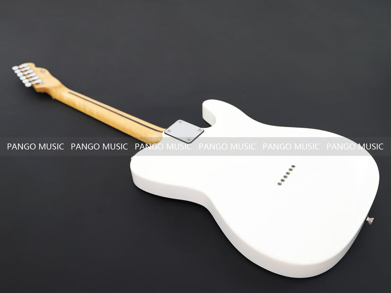 TL Style Left Hand All White Electric Guitar (PRH-025, Limited Edition)