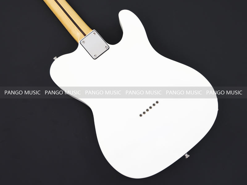 TL Style Left Hand All White Electric Guitar (PRH-025, Limited Edition)