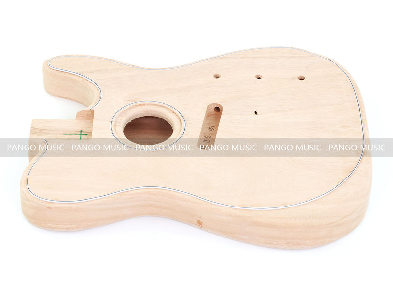 Tele Style Hollow Body DIY Acoustic-Electric Guitar Kit with Maple Top(PTL-051)