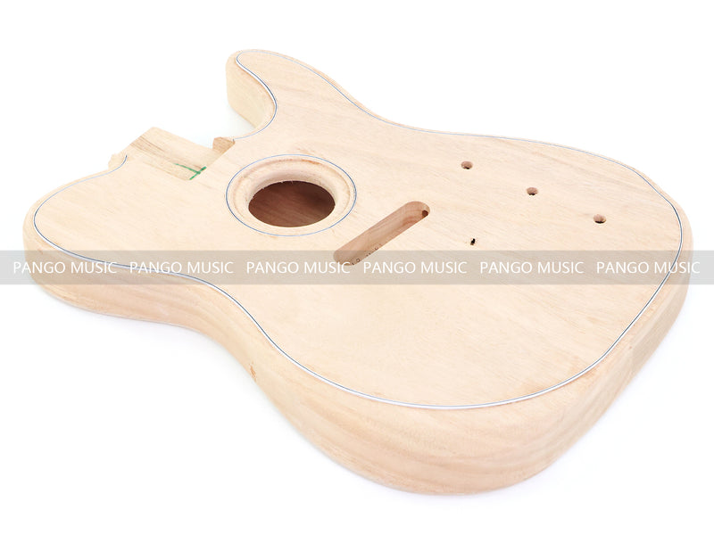 Tele Style Hollow Body DIY Acoustic-Electric Guitar Kit with Maple Top(PTL-051)