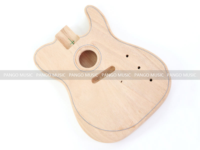 Tele Style Hollow Body DIY Acoustic-Electric Guitar Kit with Maple Top(PTL-051)