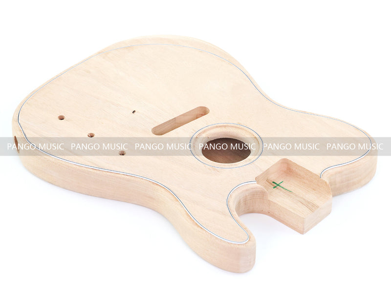 Tele Style Hollow Body DIY Acoustic-Electric Guitar Kit with Maple Top(PTL-051)