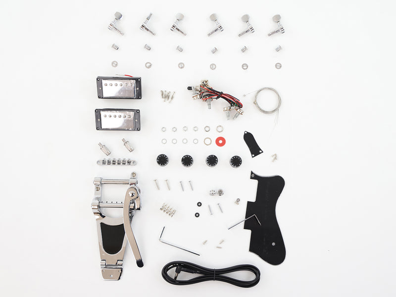 The Hardware of PES335-28 Electric Guitar Kit (PES335-28H)