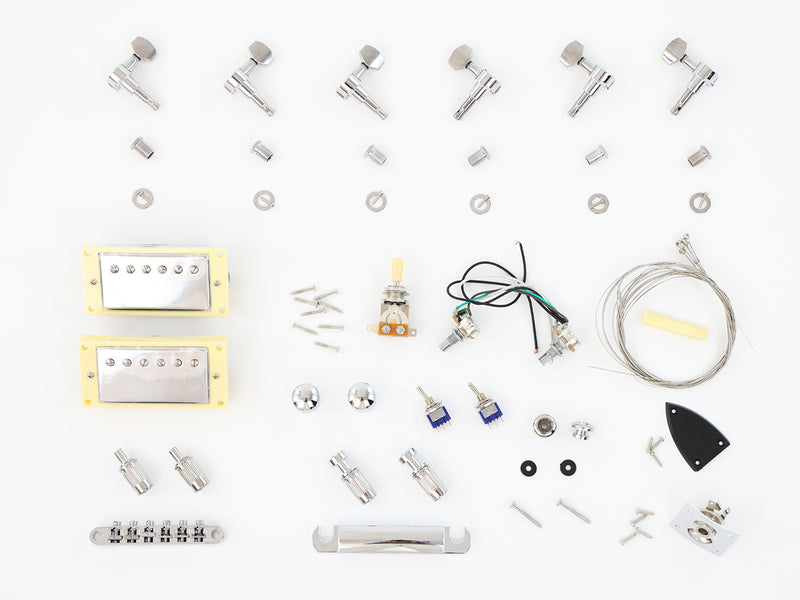 The Hardware of PJS-332 Electric Guitar Kit (PJS-332H)