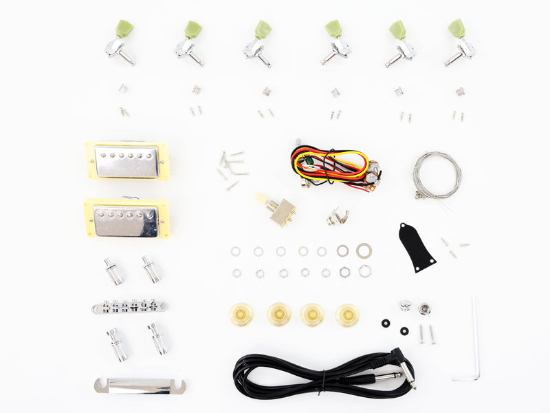 The Hardware of PL5-076 Electric Guitar Kit (PL5-076H)