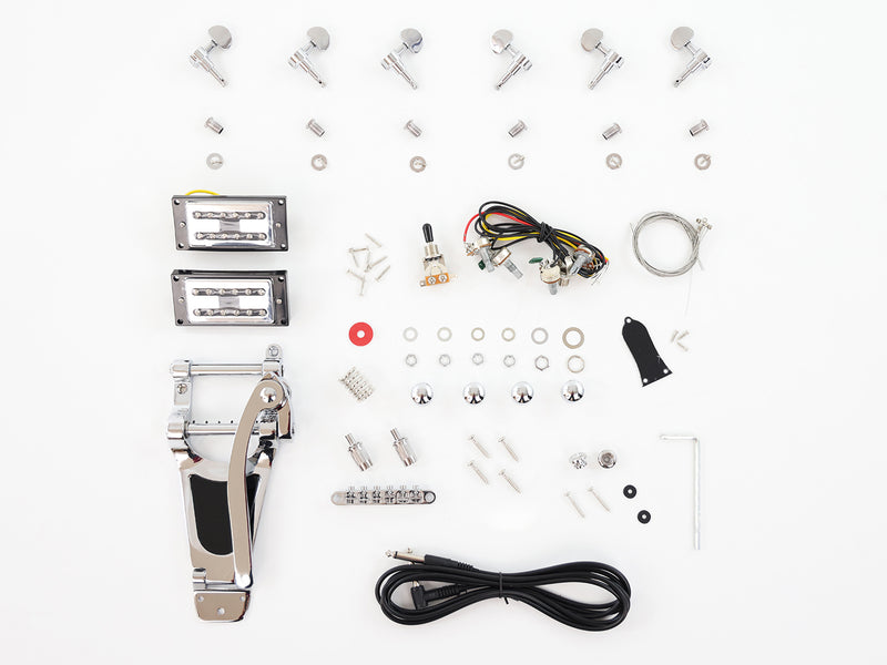 The Hardware of PL5-927 Electric Guitar Kit (PL5-927H)