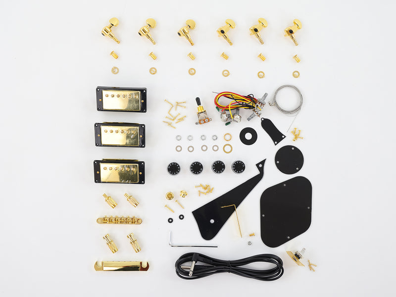 The Hardware of PLP-137 Electric Guitar Kit (PLP-137H)