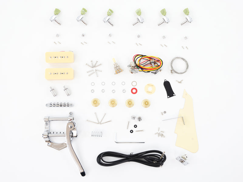The Hardware of PLP-617 Electric Guitar Kit (PLP-617H)