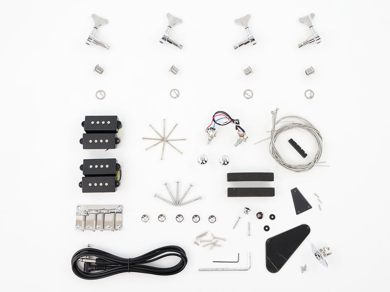 The Hardware of PTM-082 Bass Guitar Kit (PTM-082H)