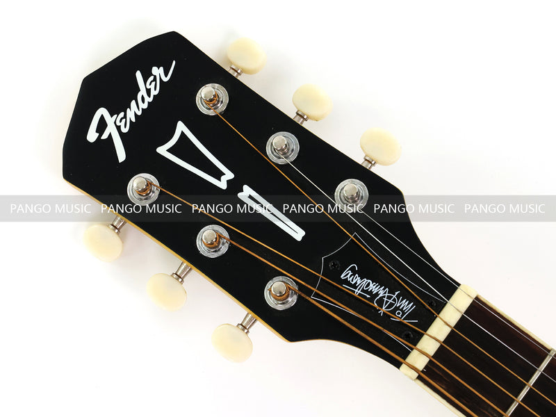 Tim Armstrong Hellcat Style 40 inch Solid Mahogany Top Acoustic Guitar (LE-553, Limited Edition)