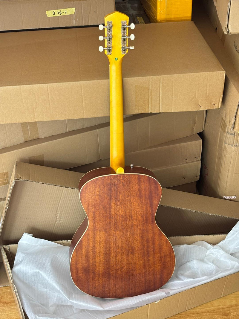 Tim Armstrong Hellcat Style 40 inch Solid Mahogany Top Acoustic Guitar (LE-553, Limited Edition)