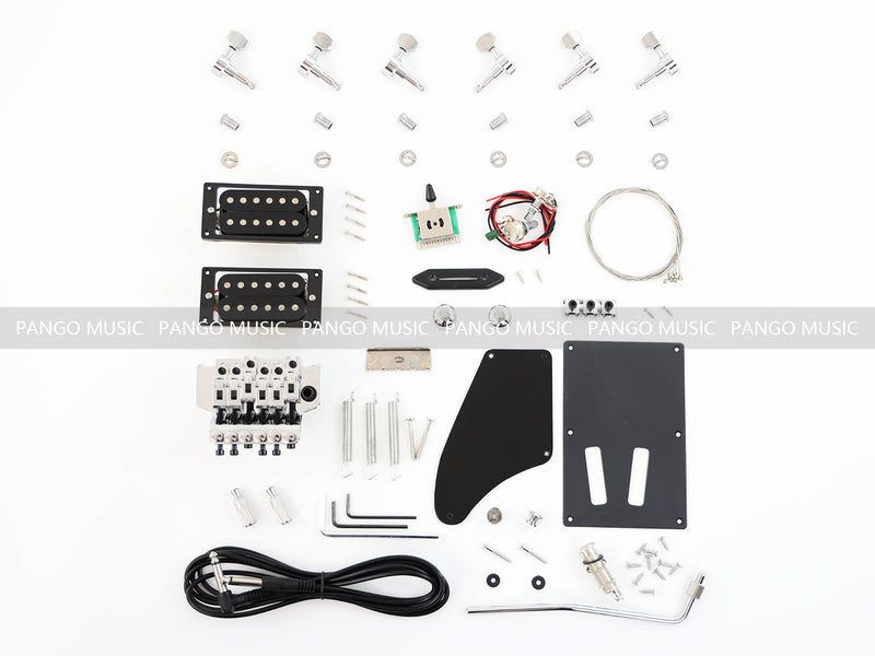 Time Machine DIY Electric Guitar Kit with Floyd Rose Style Tremolo (PTM-070-02)