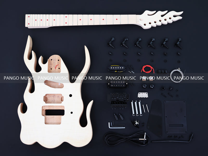 Time Machine Series Fire DIY Electric Guitar Kit (PTM-158)
