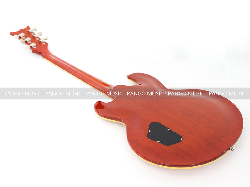 Ultra-thin Body Gold Metallic Finish Electric Guitar (070X)