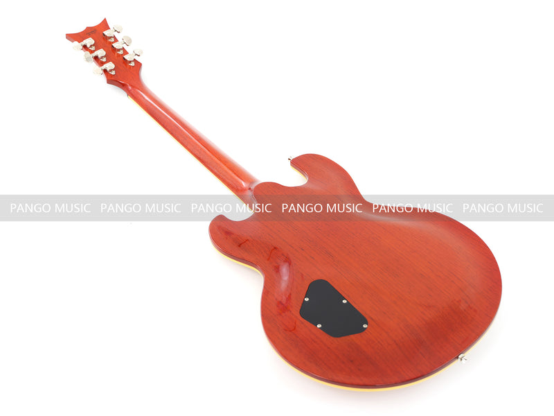 Ultra-thin Body Gold Metallic Finish Electric Guitar (070X)