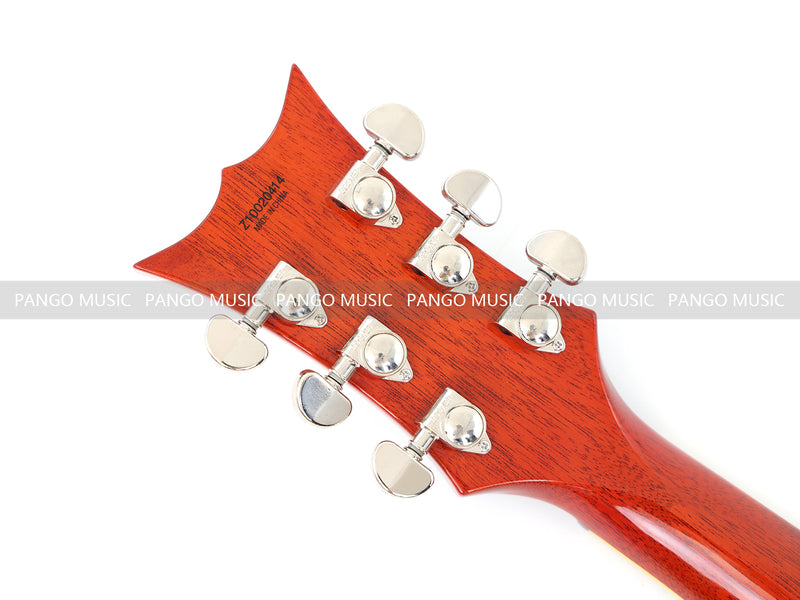 Ultra-thin Body Gold Metallic Finish Electric Guitar (070X)