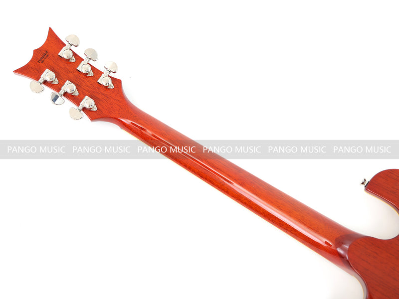 Ultra-thin Body Gold Metallic Finish Electric Guitar (070X)