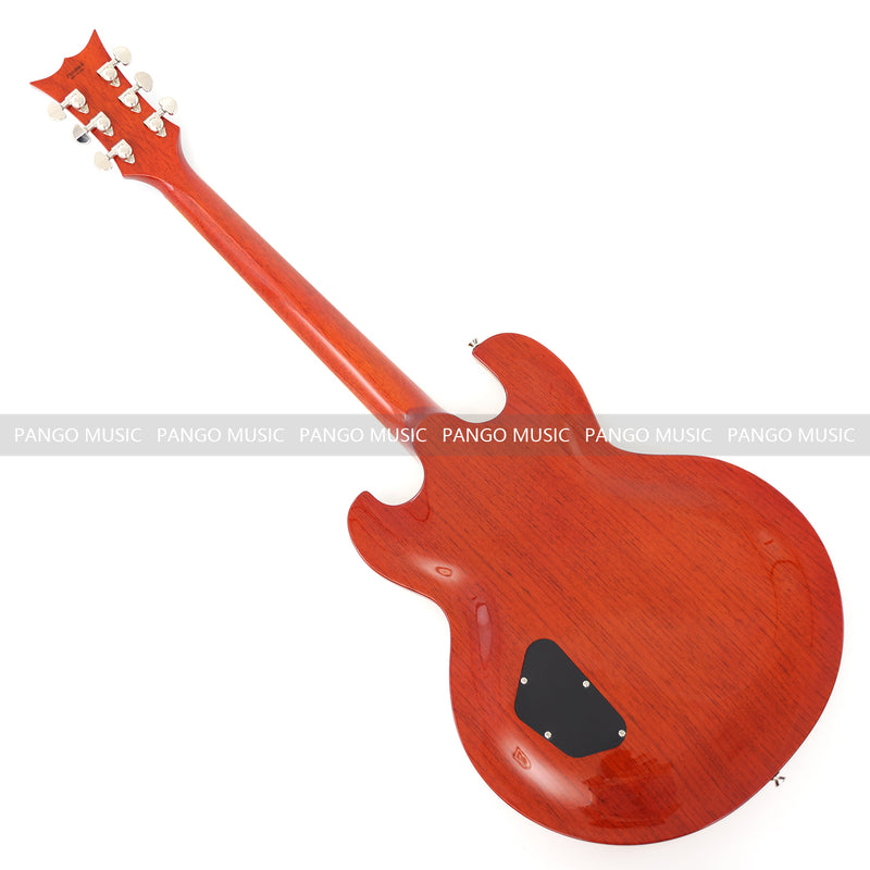 Ultra-thin Body Gold Metallic Finish Electric Guitar (070X)