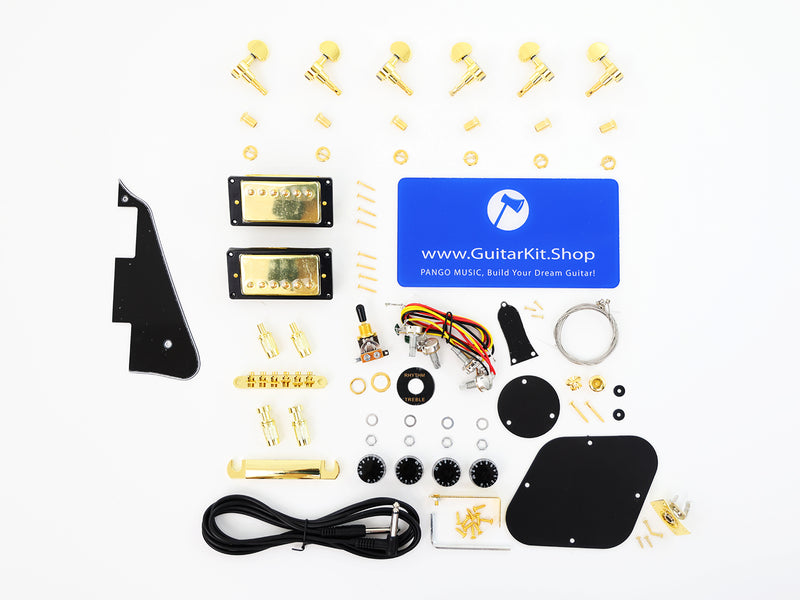 Unique Padou Veneer LP Custom DIY Electric Guitar Kit (CST-950F, Fast Shipping, Tariff-free)
