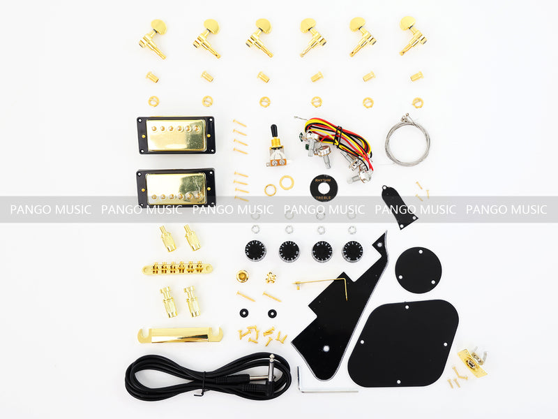 Unique Padou Veneer LP Custom DIY Electric Guitar Kit (CST-950F, Fast Shipping, Tariff-free)