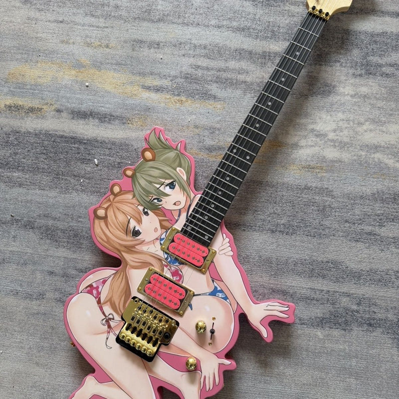 Unique Sailor Moon Anime Girl Shaped Electric Guitar (LRG-025)