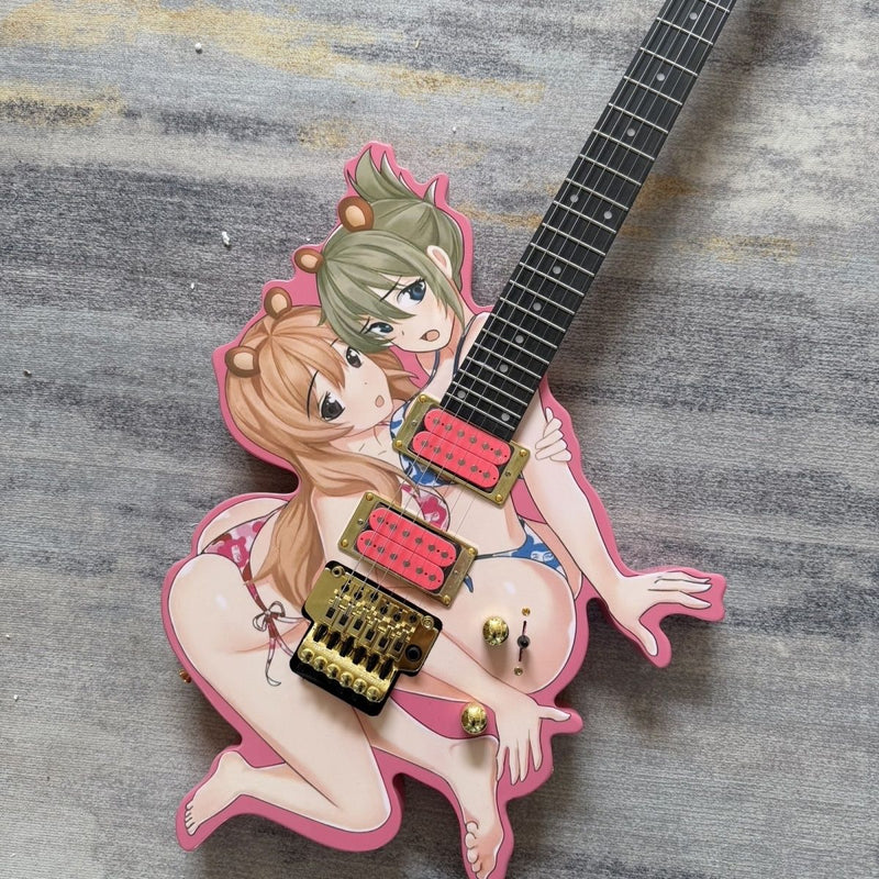 Unique Sailor Moon Anime Girl Shaped Electric Guitar (LRG-025)