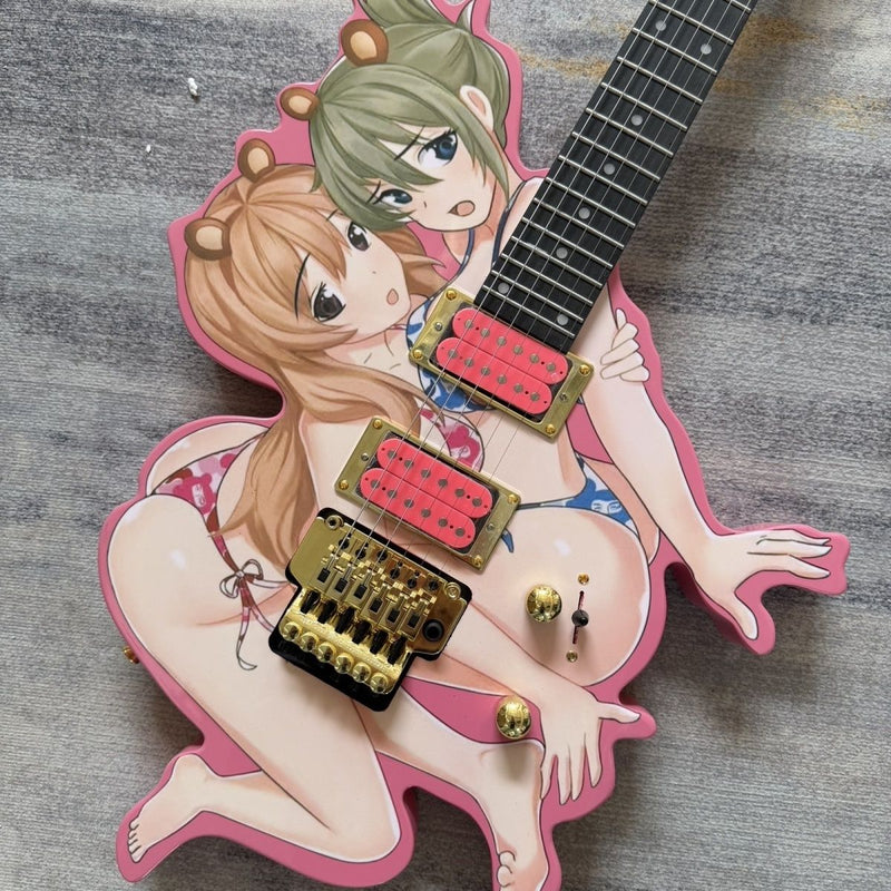 Unique Sailor Moon Anime Girl Shaped Electric Guitar (LRG-025)