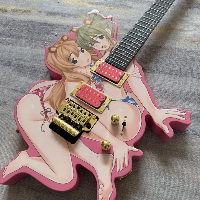 Unique Sailor Moon Anime Girl Shaped Electric Guitar (LRG-025)