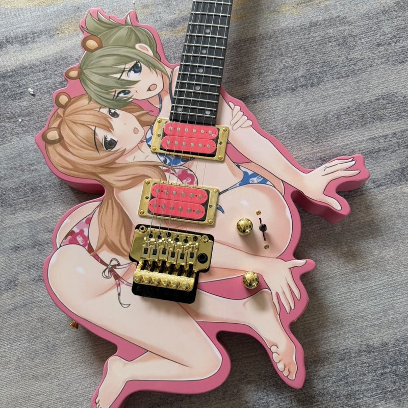 Unique Sailor Moon Anime Girl Shaped Electric Guitar (LRG-025)