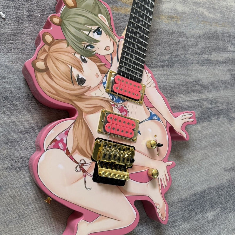Unique Sailor Moon Anime Girl Shaped Electric Guitar (LRG-025)