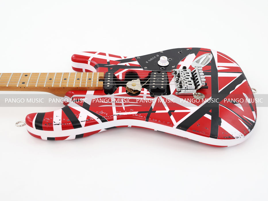 Van Halen Heavy Relic Red Electric Guitar (PHJ-625X)