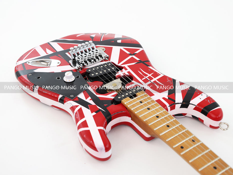 Van Halen Heavy Relic Red Electric Guitar (PHJ-625X)