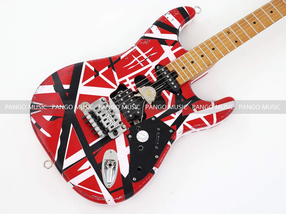 Van Halen Heavy Relic Red Electric Guitar (PHJ-625X)