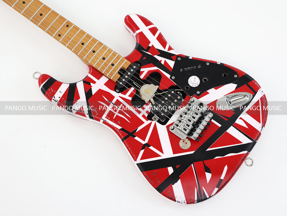 Van Halen Heavy Relic Red Electric Guitar (PHJ-625X)
